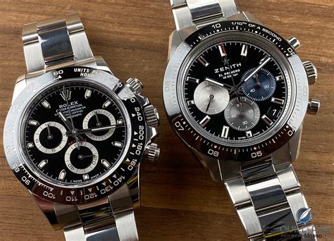 zenith vs rolex daytona.